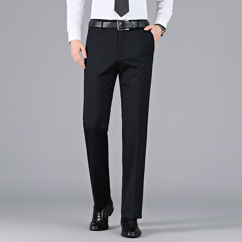 Autumn and Winter Wool Business Suit Trousers Men's Brand High-end Business Casual Straight Suit Casual Pants