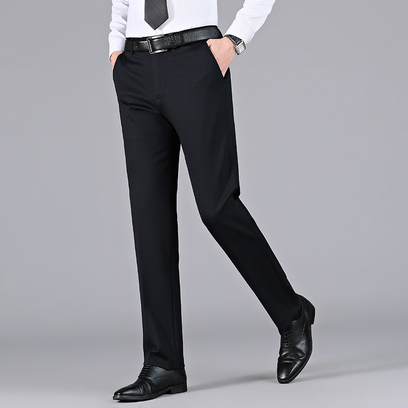 Autumn and Winter Wool Business Suit Trousers Men's Brand High-end Business Casual Straight Suit Casual Pants