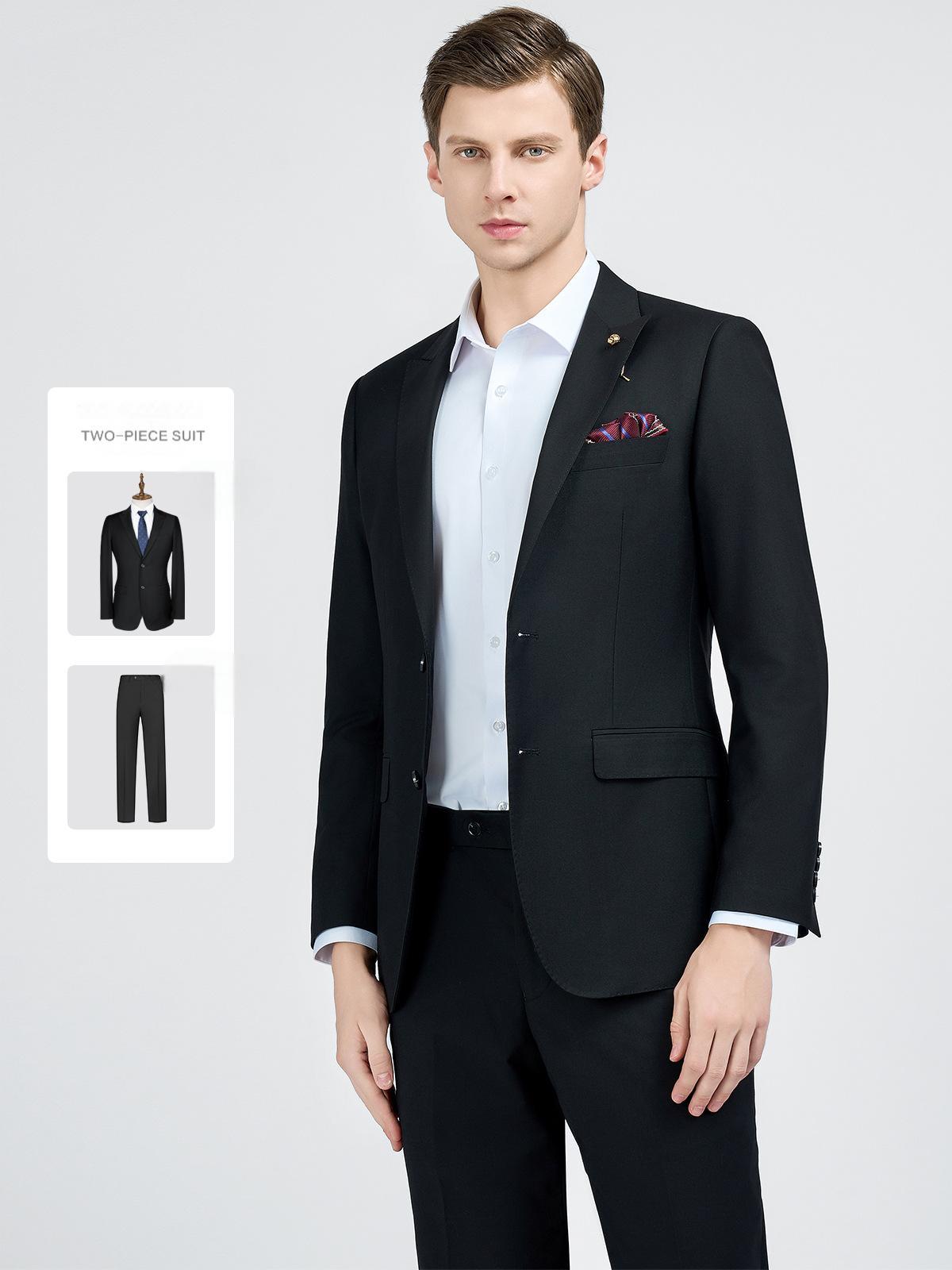 Formal business suits for men, high-end groomsmen clothing, work clothes, custom jackets