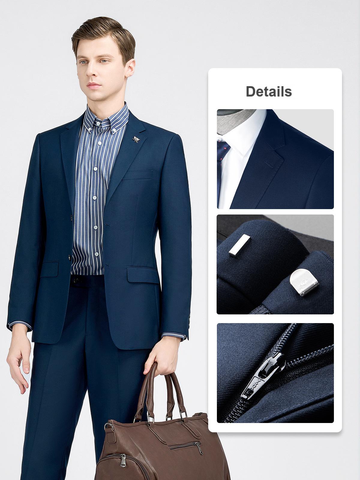 Formal business suits for men, high-end groomsmen clothing, work clothes, custom jackets