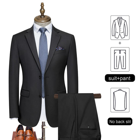 Men's suits, men's and women's suits, gray corporate white-collar executives, bank work clothes