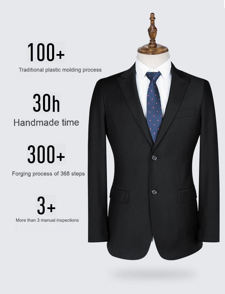 Formal business suits for men, high-end groomsmen clothing, work clothes, custom jackets